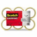 Scotch Lightweight Shipping Packaging Tape- 1.88&amp;quot; x 54.6 yds- Clear, 6PK SC33220